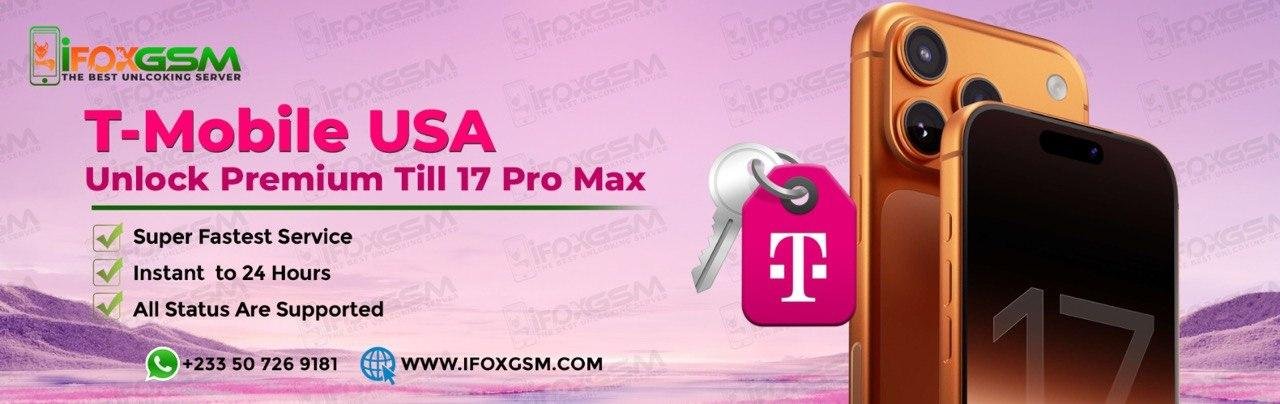 T-Mobile / Sprint - All Models | All Status | iP 5S To 17 Pro Max - Unlocked Instant To Some Hours