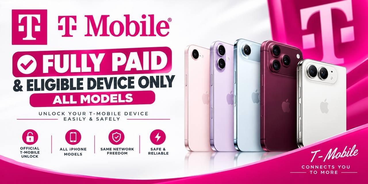 3776# Usa T-Mobile - iP 17/17Air/17P/17PM (Clean & Paid Eligible Imei Only)